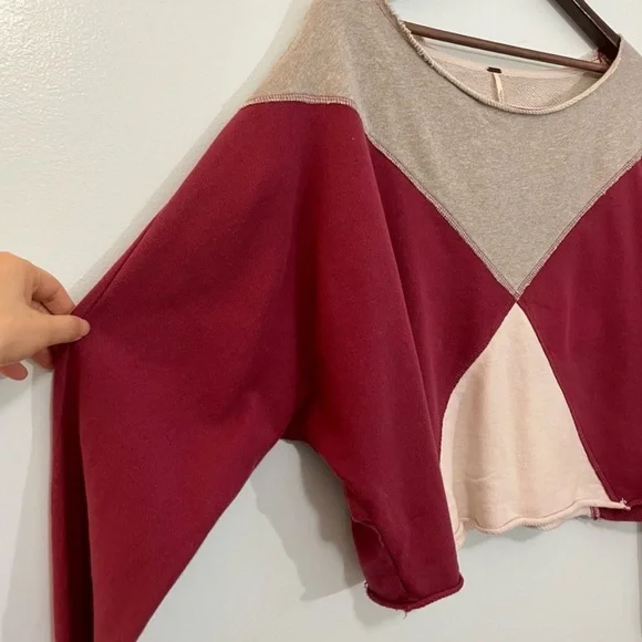 Free People Colorblock Sweatshirt - Picture 5 of 7